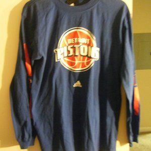 Adidas Long sleeve shirt Detroit Piston XL 18-20